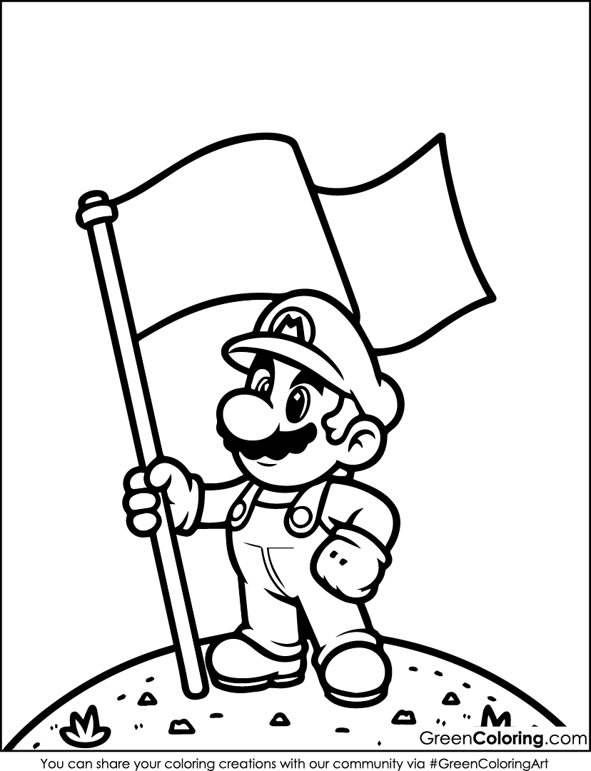 12 Must Have Super Mario Coloring Pages Free Printable PDFs
