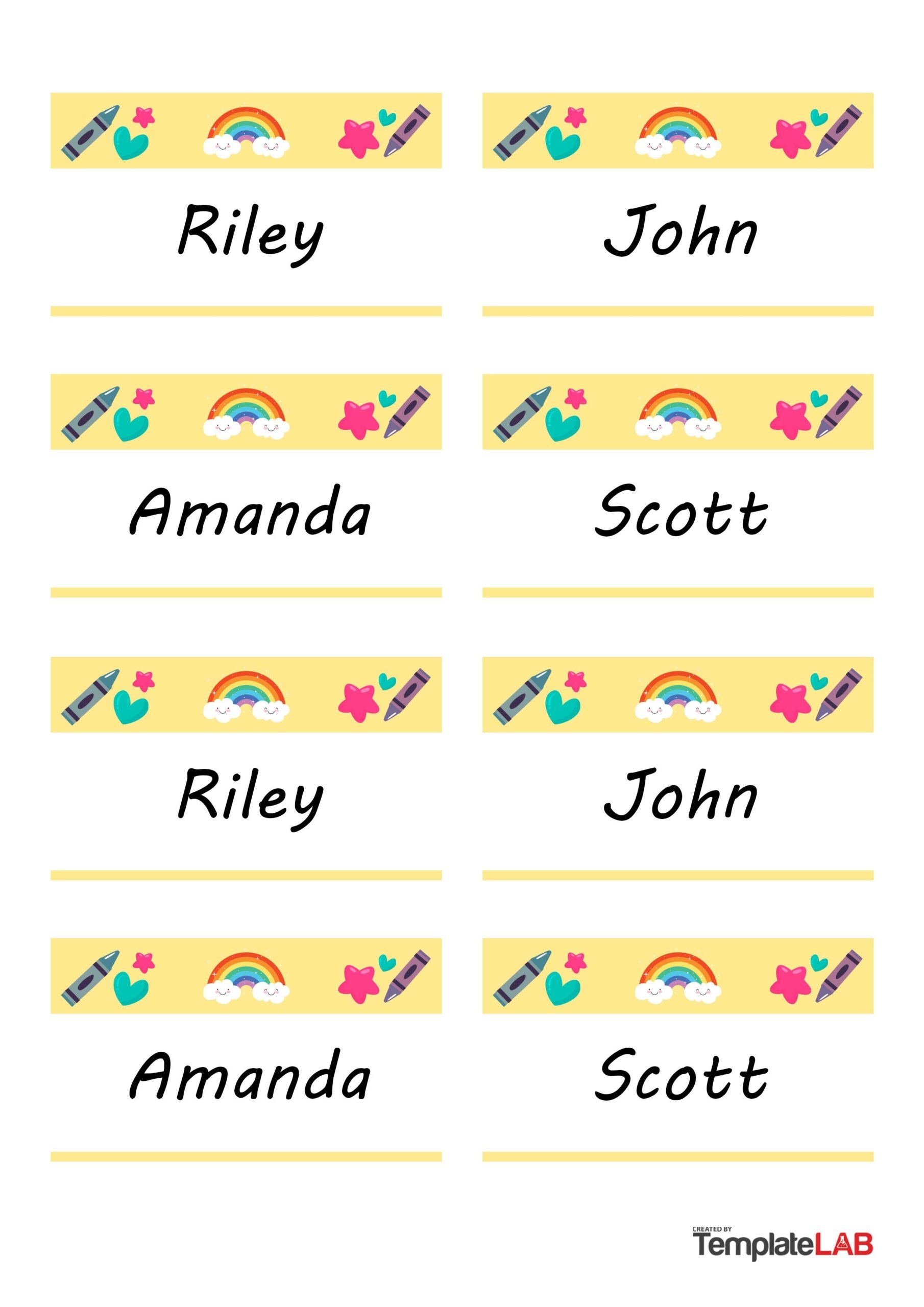 19 Editable Name Tag Name Badge Templates Free