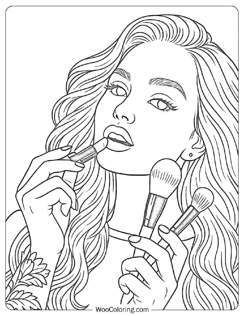 22 Makeup Coloring Pages Free PDF To Print Woo Coloring 22 Makeup Coloring Pages Free PDF To Print Woo Coloring