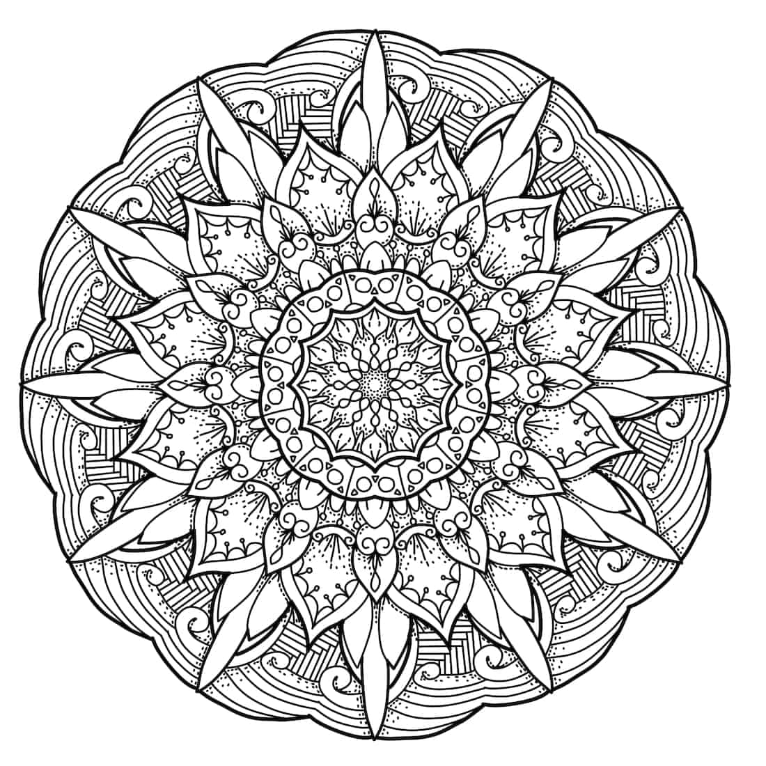 250 Mandala Coloring Pages Free PDF Printables 