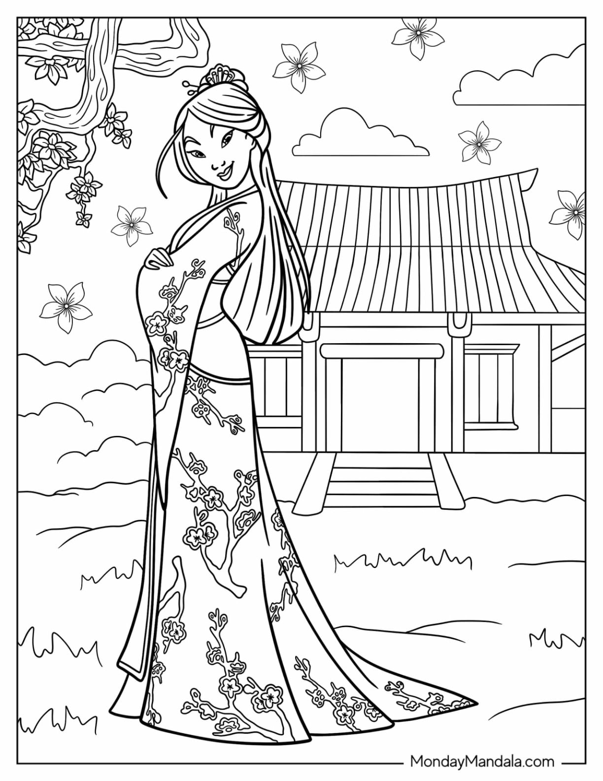 princess coloring pages printable