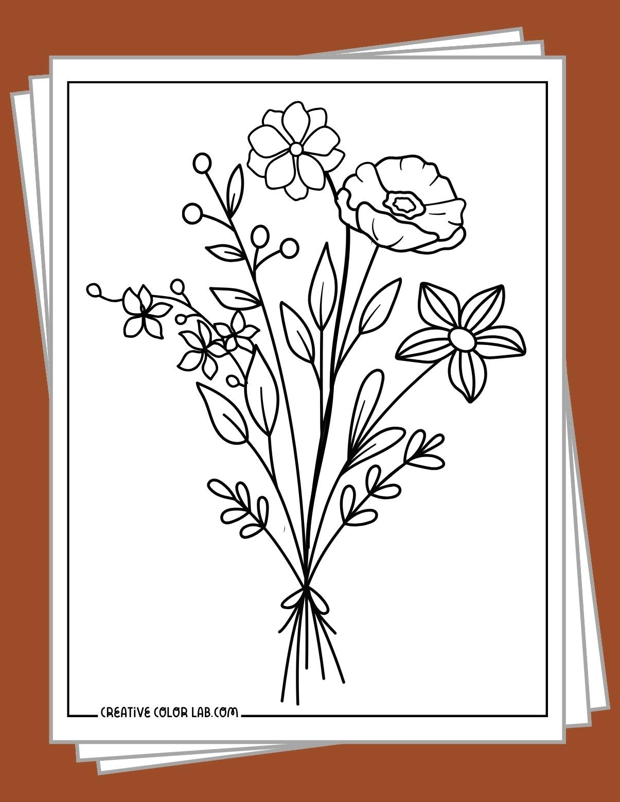 37 Flower Coloring Pages Free Printable PDFs 37 Flower Coloring Pages Free Printable PDFs