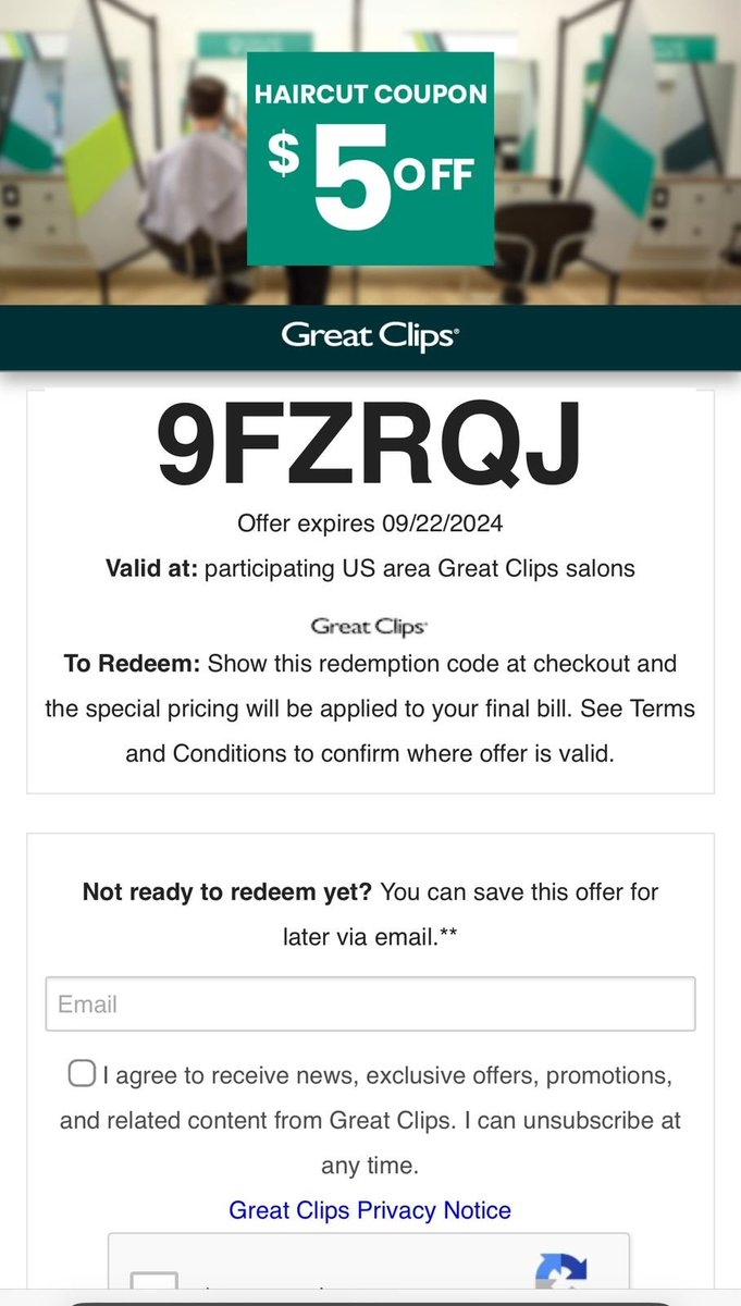 5 OFF Great Clips Printable Coupons September 2024 Greatclipshack 5 99 Great Clips Coupons Get Code Now Https t co J1QInspk6U As One Of America s Leading Hair Salon Chains Great Clips Has Been Revolutionizing The