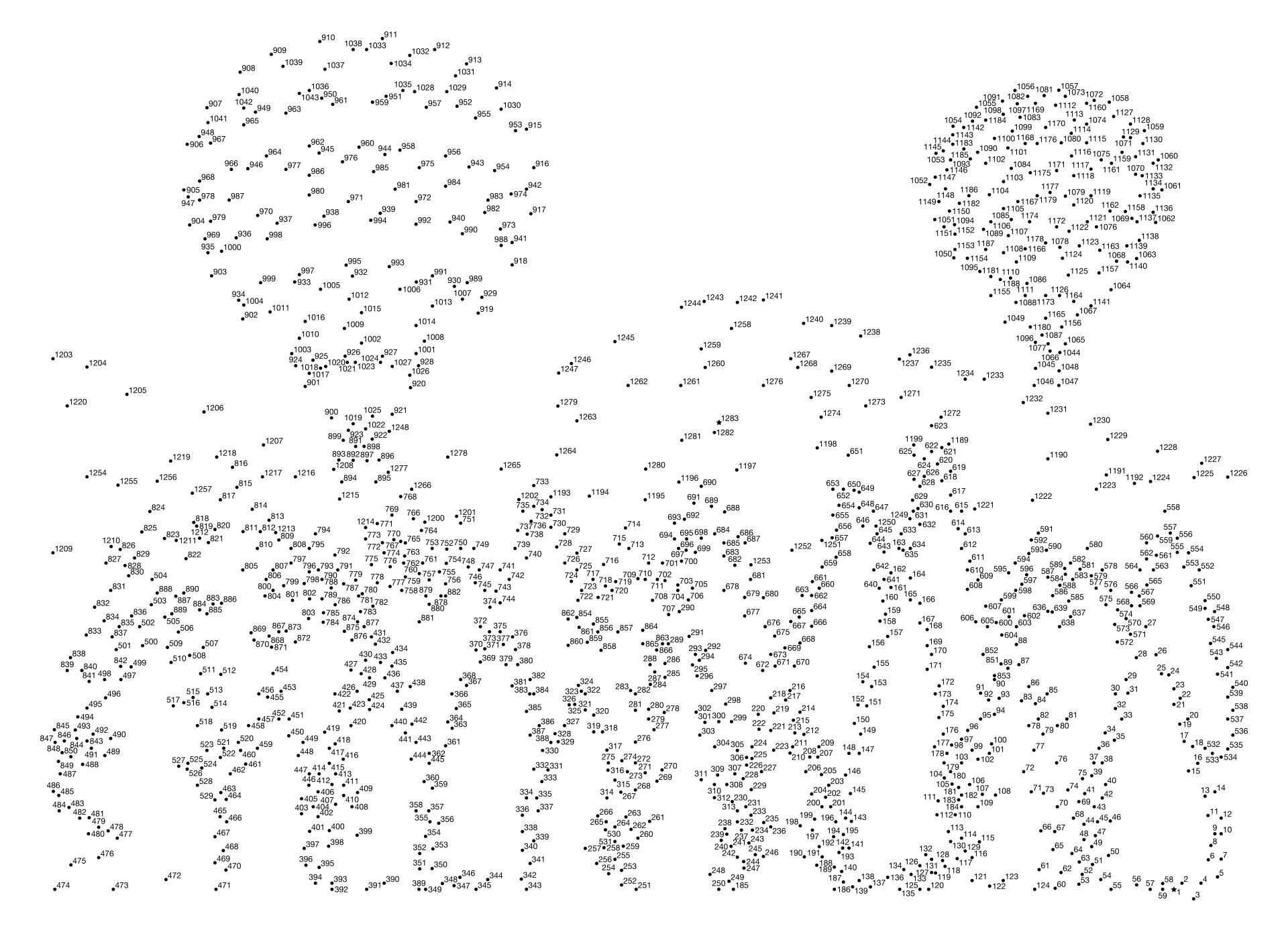 dot to dot free printables