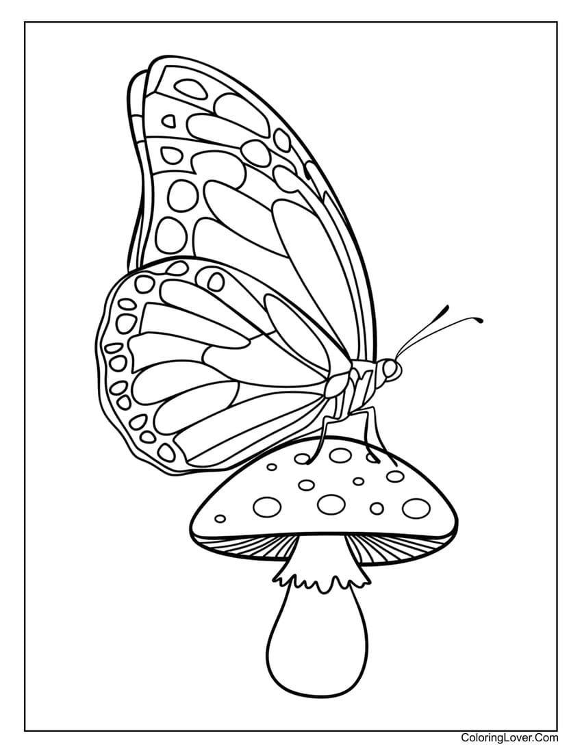 butterfly coloring pages printable