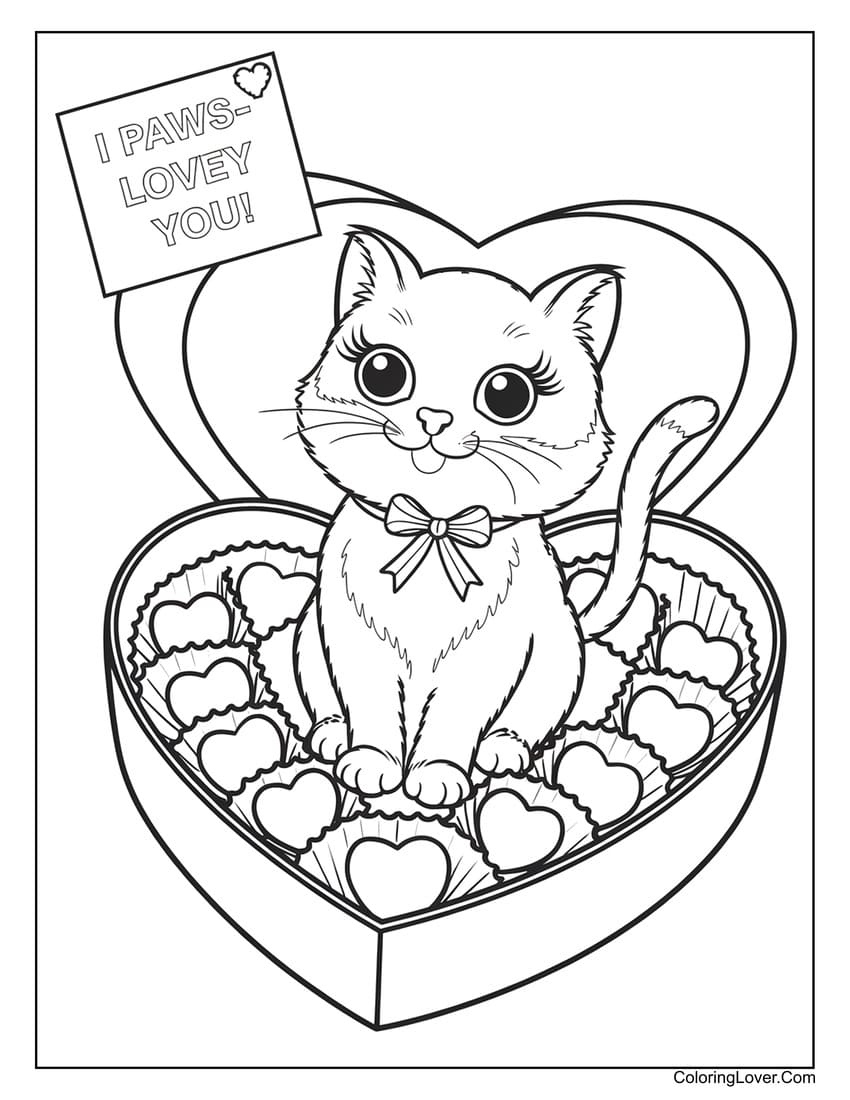 54 Cat Coloring Pages Free Printables For All Ages 