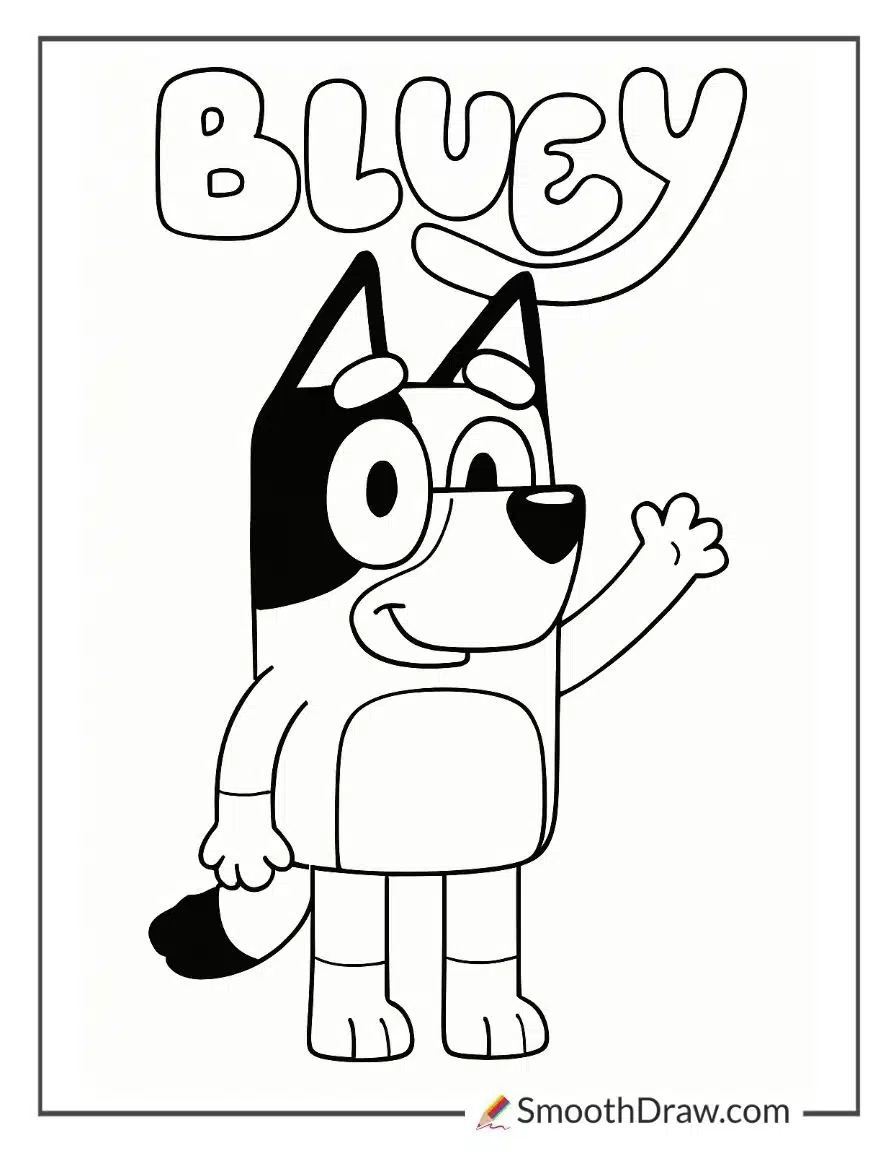 86 Bluey Coloring Pages Free Printables 