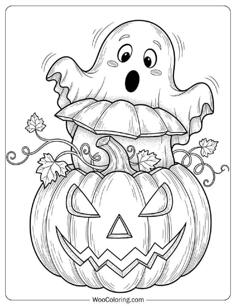 free printable halloween coloring book