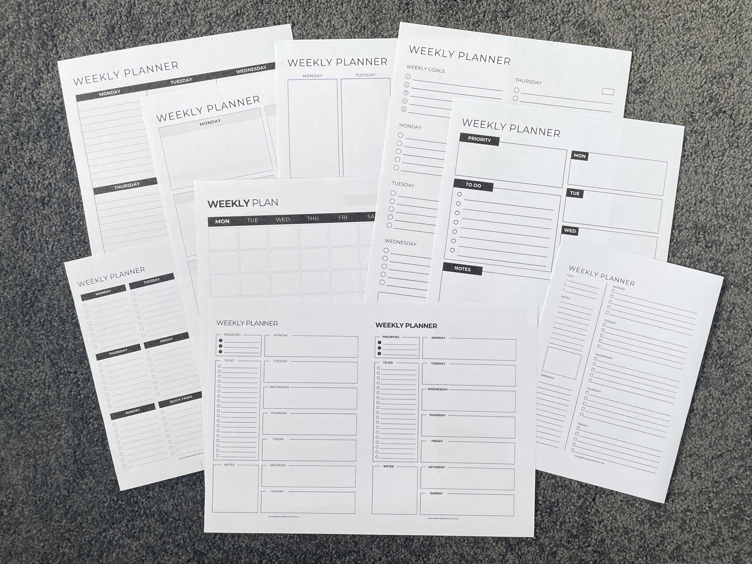 A Behind The Scenes Look At My Design Process For Making Planner Printables All About Planners