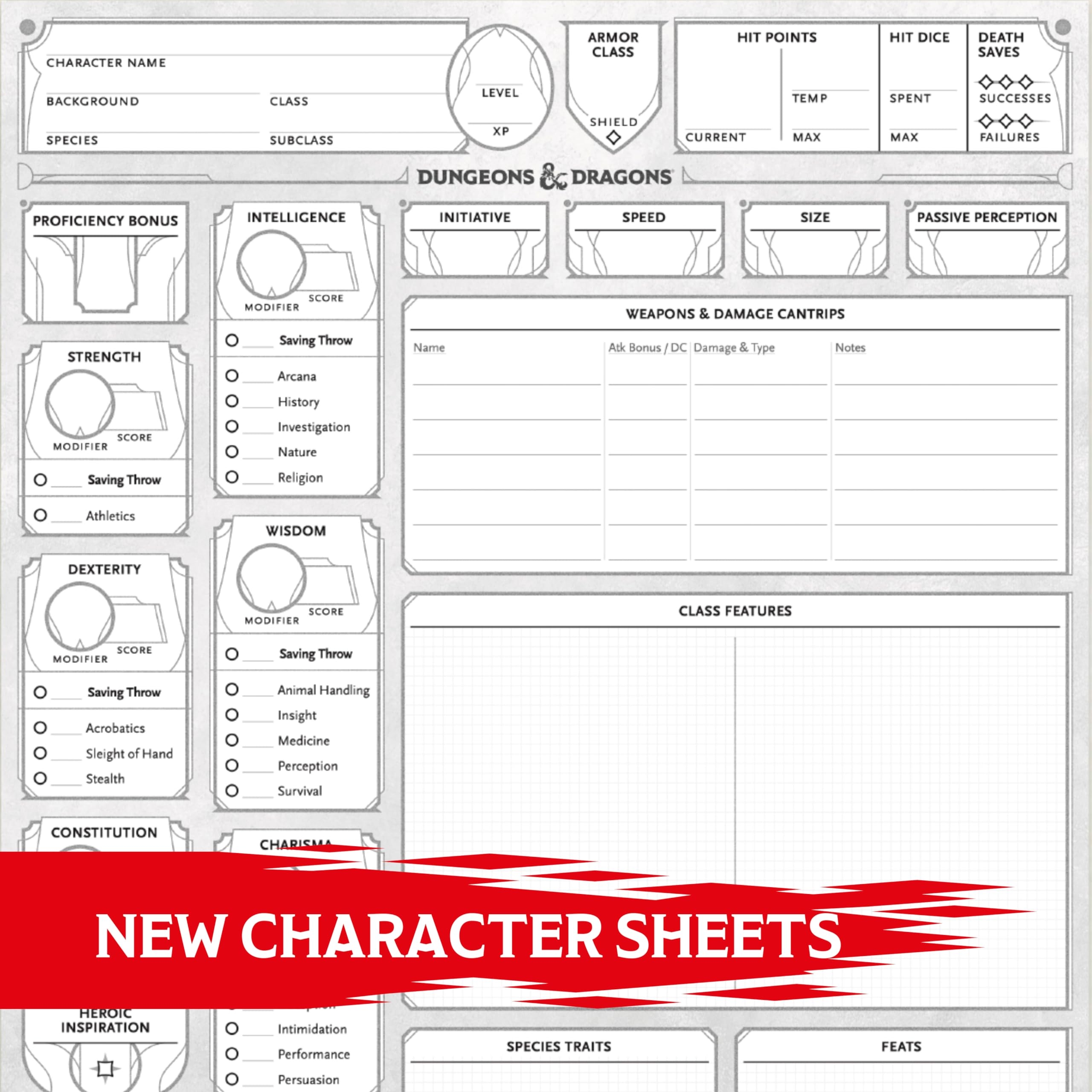 Amazon Dungeons Dragons 2024 Character Sheets Player Accessories Toys Games
