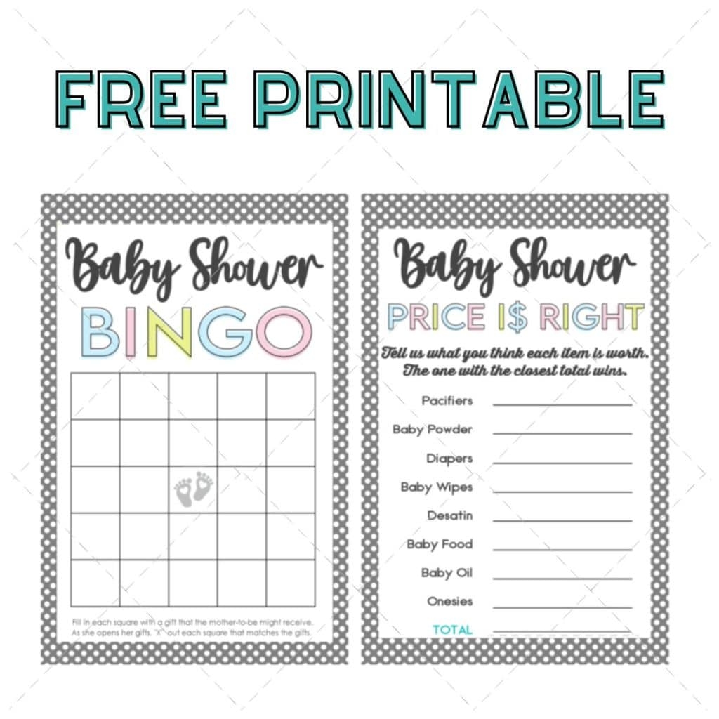 BABY SHOWER GAMES The Girl Creative