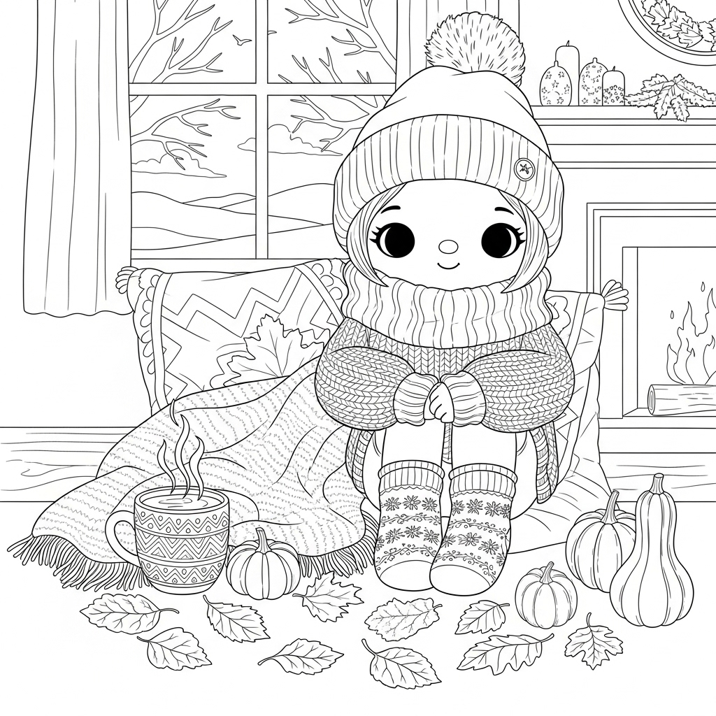 Coco Wyo Cozy Fall Comfort Coloring app Coco Wyo Cozy Fall Comfort Coloring app