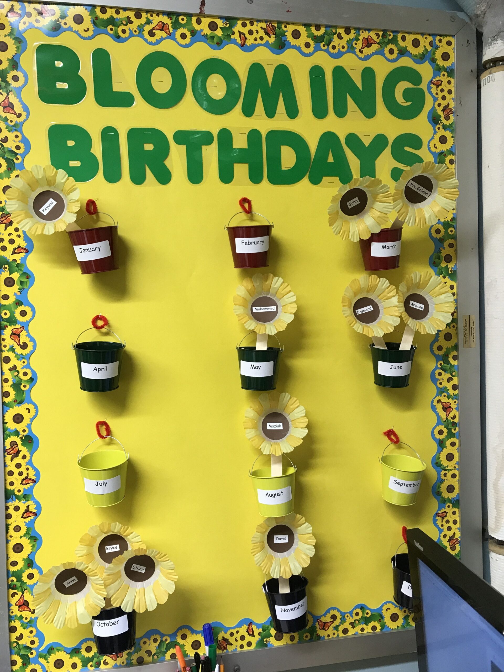 Creative Birthday Chart Creative Birthday Chart