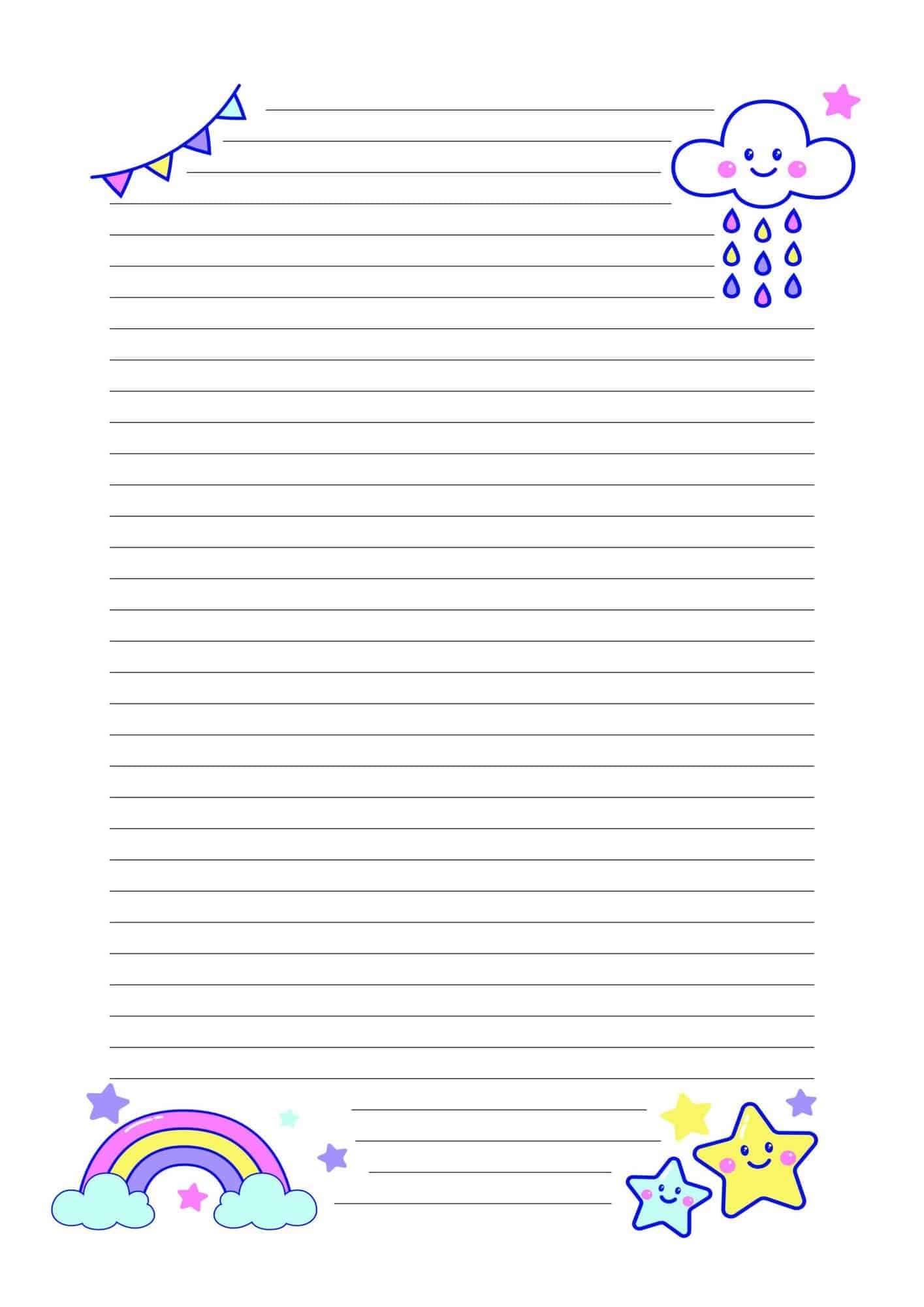 free printable lined paper