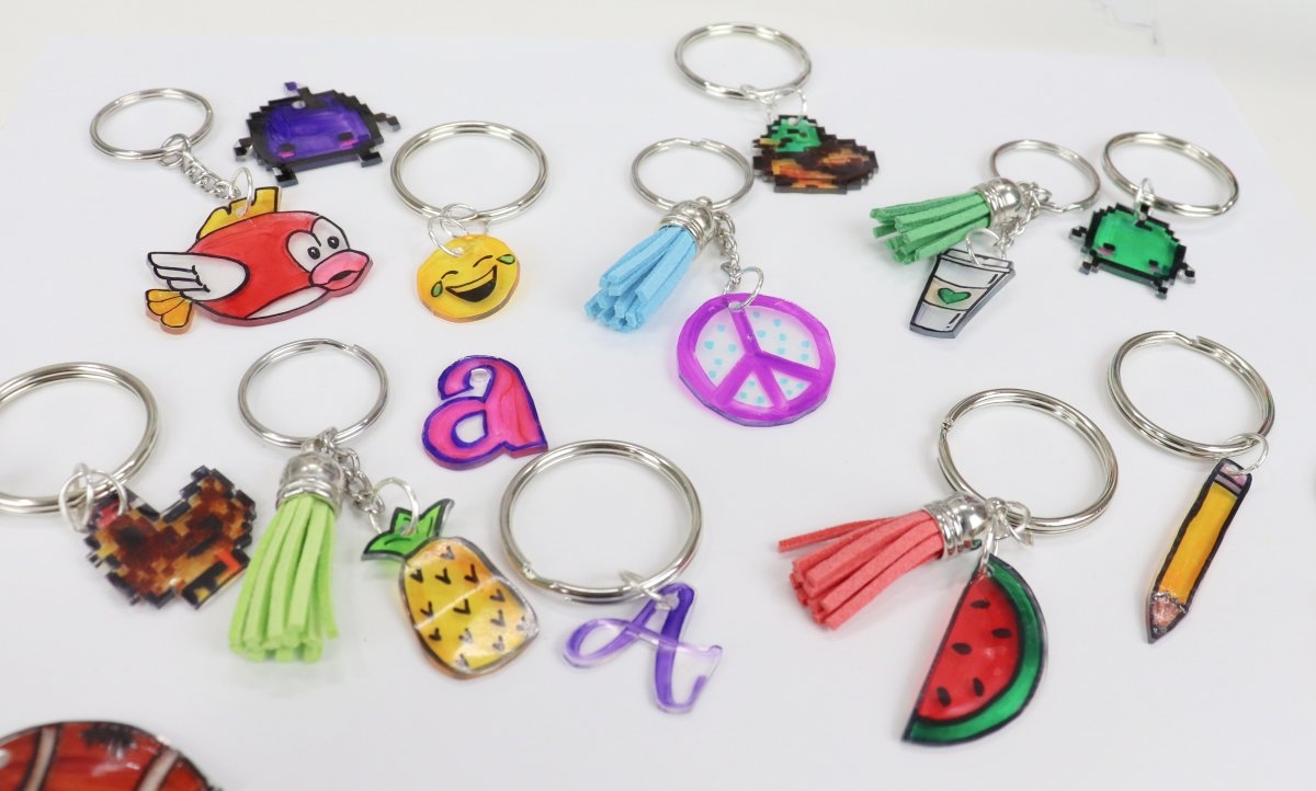 DIY Doodle Keychains With Shrink Plastic Amy Latta Creations