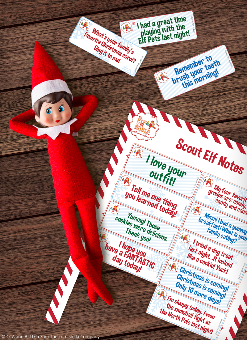 elf on the shelf printables