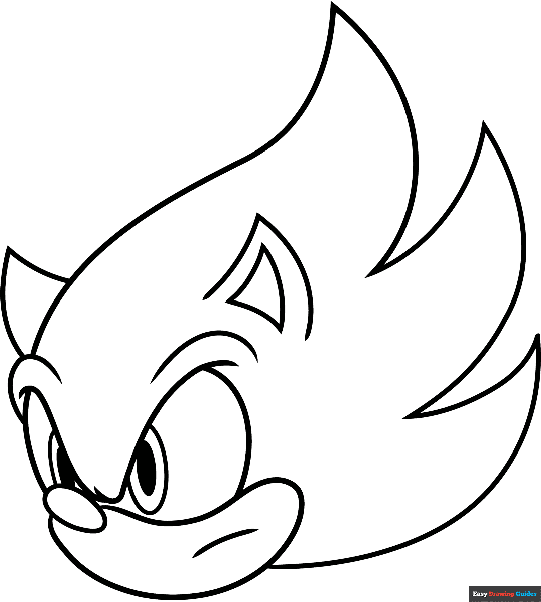 sonic printable coloring pages