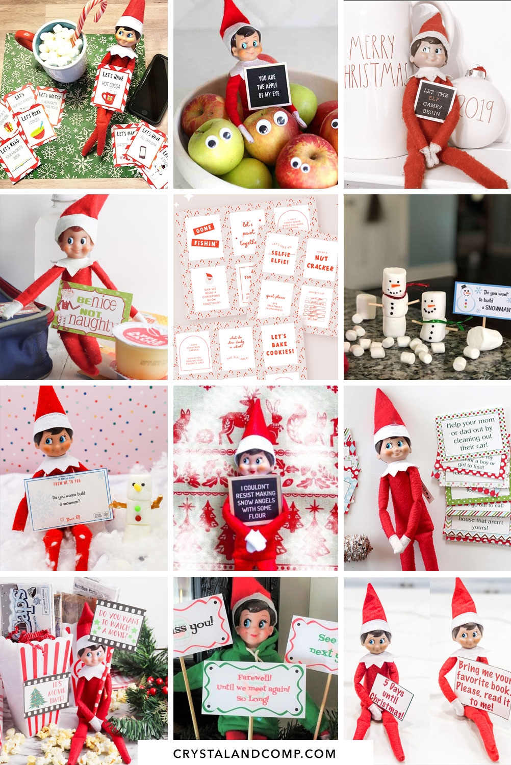 Elf On The Shelf Printable Signs CrystalandComp