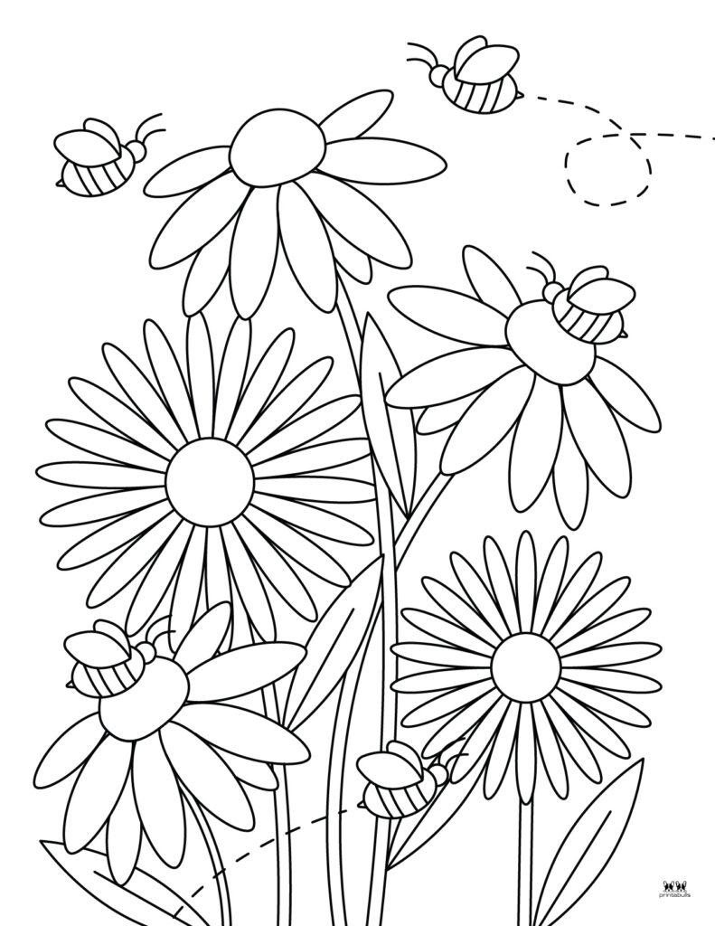 free printable flower coloring sheets free printable flower coloring sheets