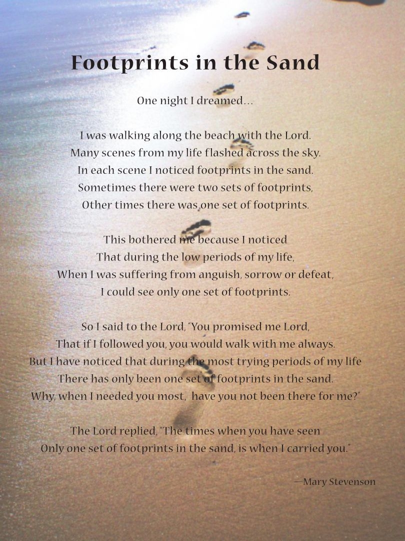 Footprints In The Sand 10 Free PDF Printables Printablee