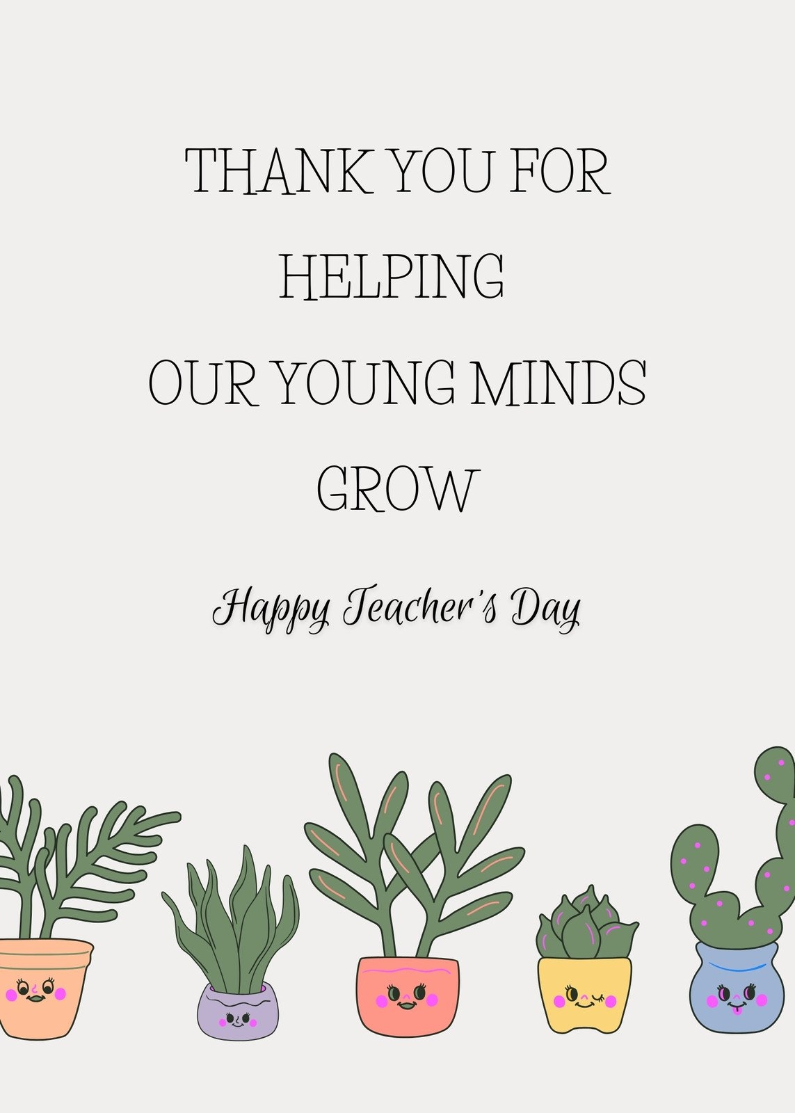 Free Custom Printable Teacher s Day Card Templates Canva