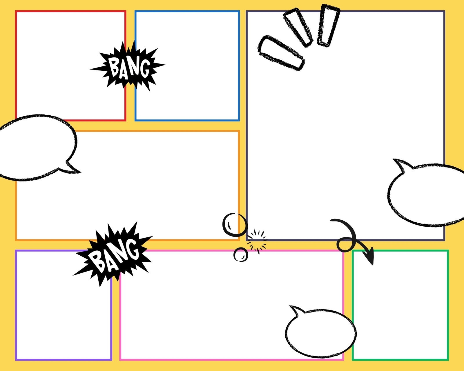 Free Printable Comic Strip Templates You Can Customize Canva Free Printable Comic Strip Templates You Can Customize Canva