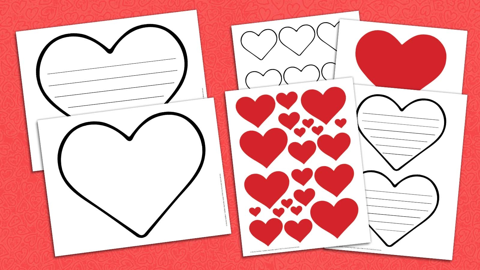 free printable heart patterns free printable heart patterns