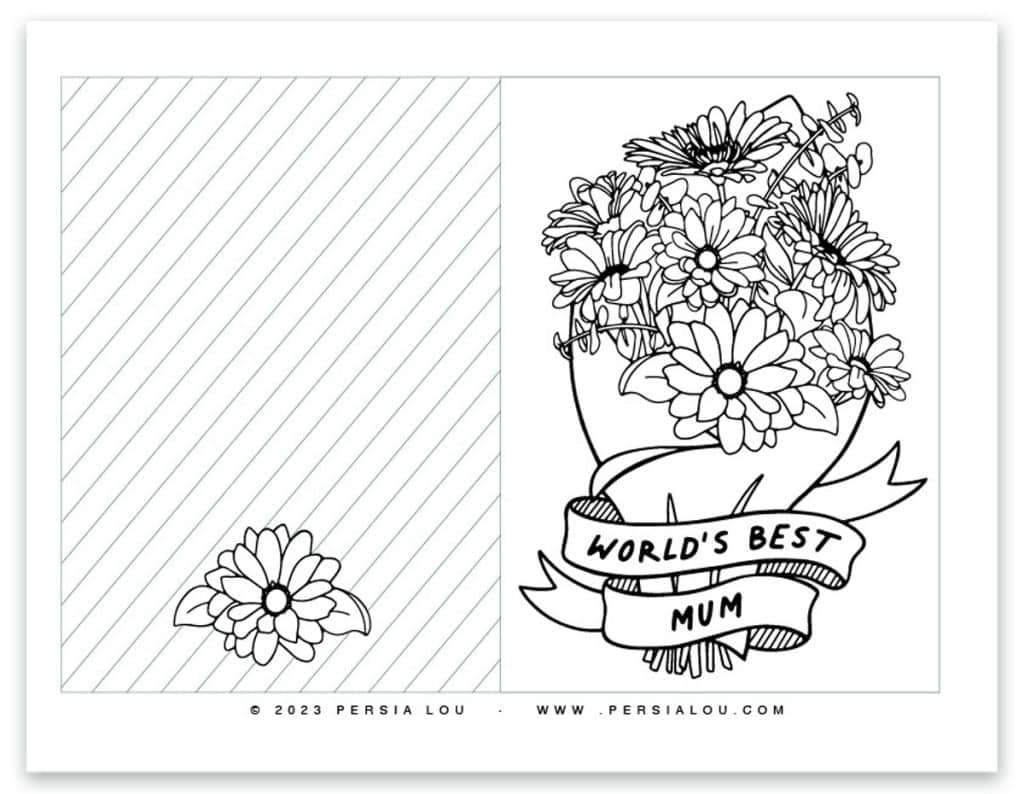 printable mothers day card