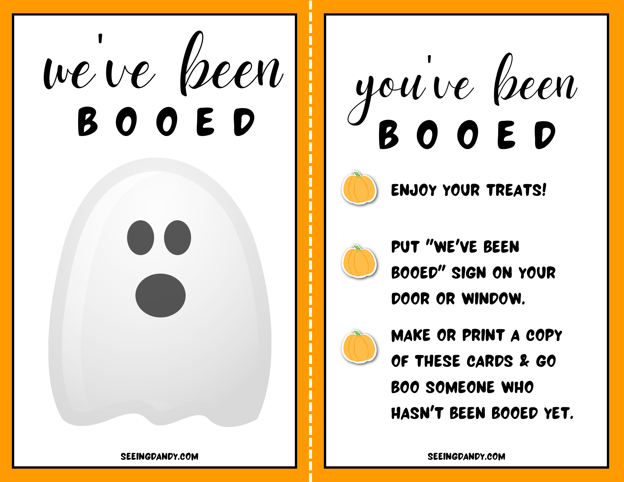 Free You ve Been Booed Printable Signs Halloween Activity For Family Fun Seeing Dandy Blog Free You ve Been Booed Printable Signs Halloween Activity For Family Fun Seeing Dandy Blog