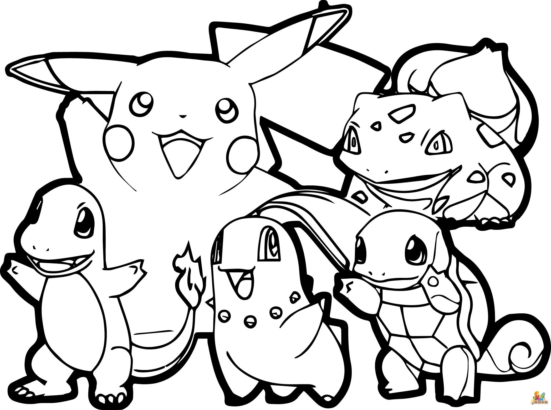 free printable coloring pages pokemon