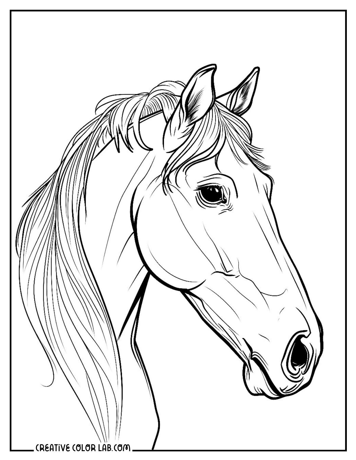 Horse Coloring Pages Free Printable PDFs