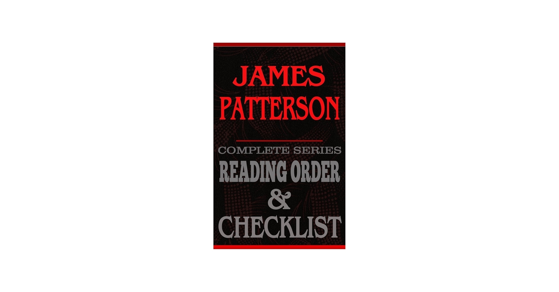 james patterson books in order printable list