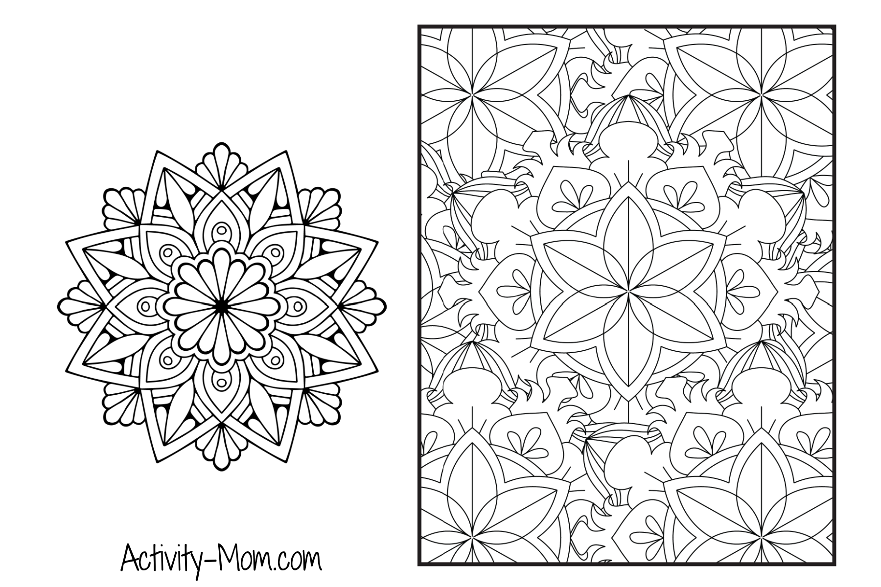 mandala coloring pages printable