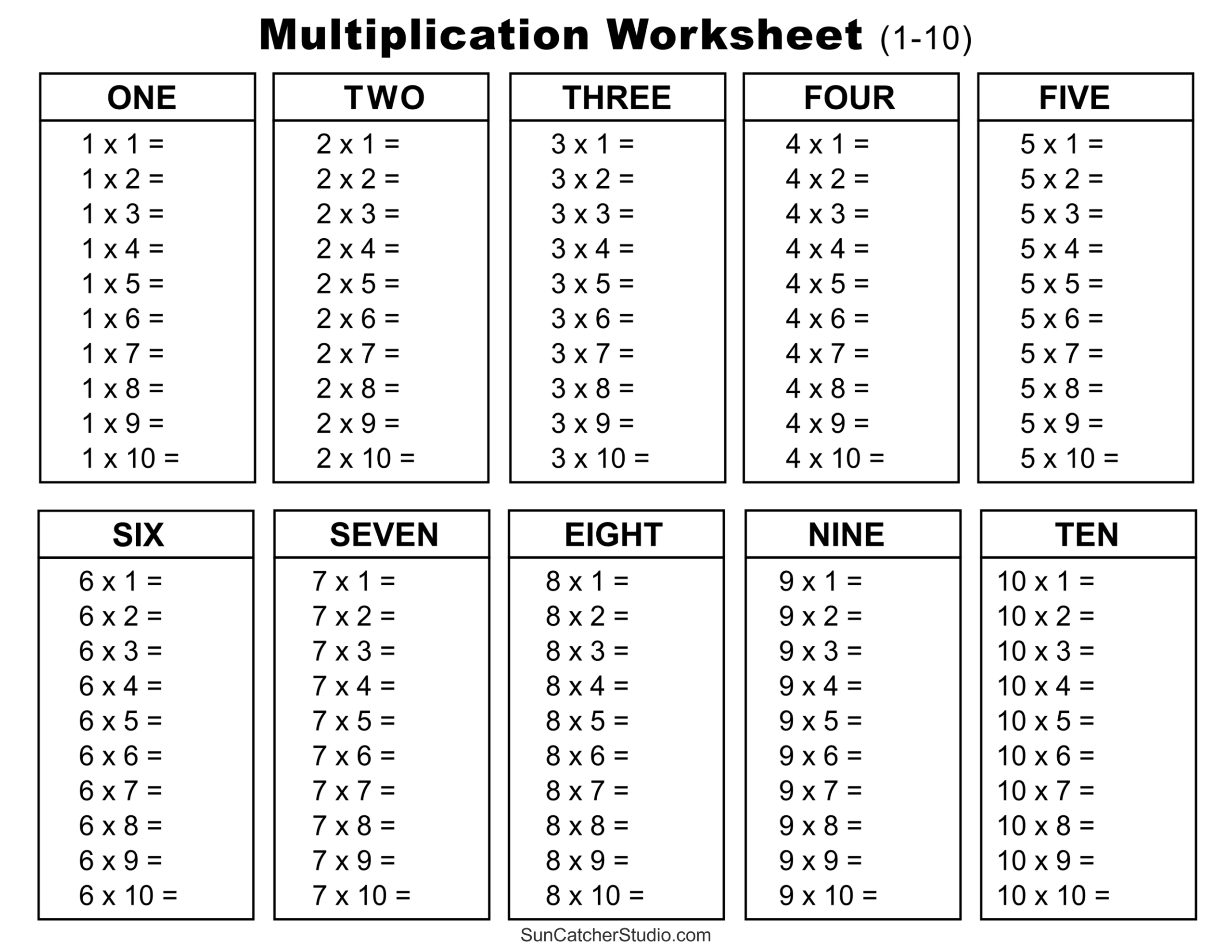 printable times table chart printable times table chart