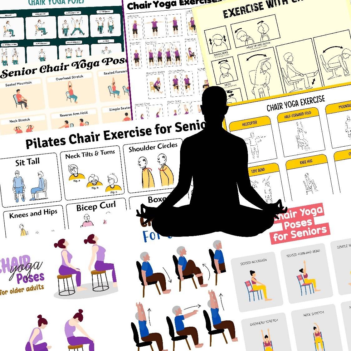 printable chair yoga for seniors