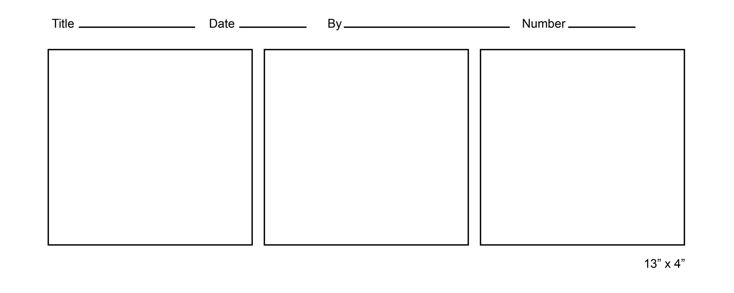 Printable Comic Strip Template Printable Comic Strip Template