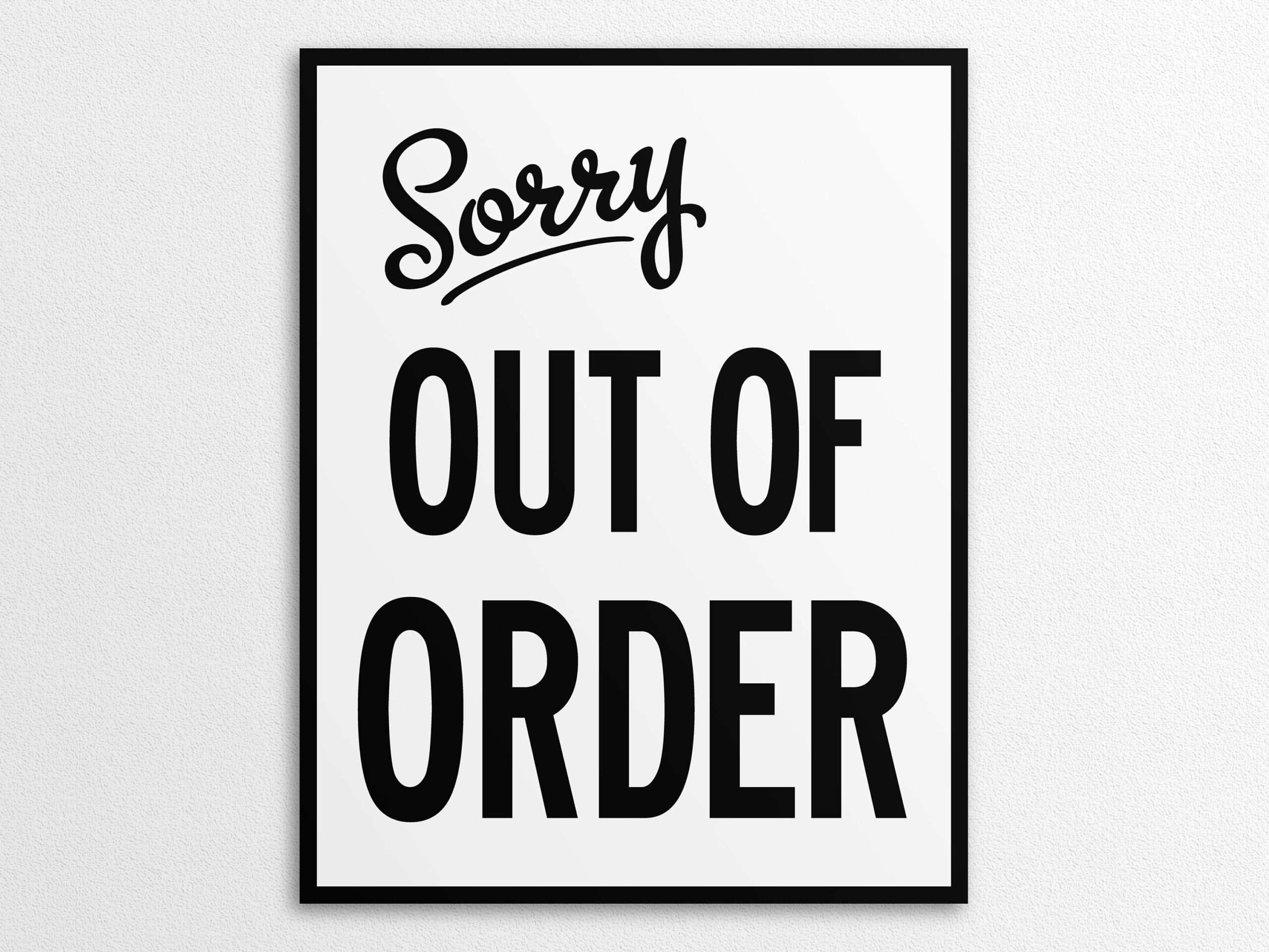 Printable Out Of Order Sign In US Letter And A4 Sizes Instant Download PDF Etsy Printable Out Of Order Sign In US Letter And A4 Sizes Instant Download PDF Etsy