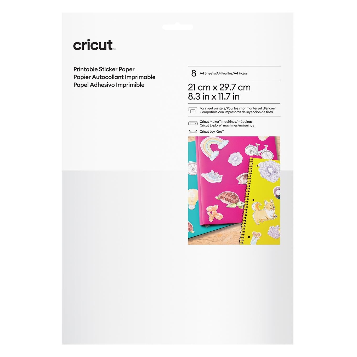 Printable Sticker Paper A4 8 Ct Cricut Shop