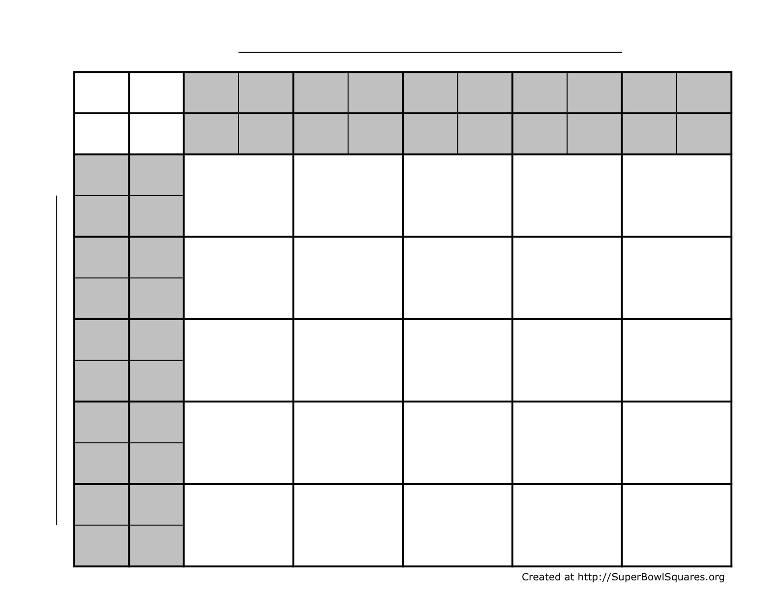 Printable Super Bowl Squares Grids Ready To Use