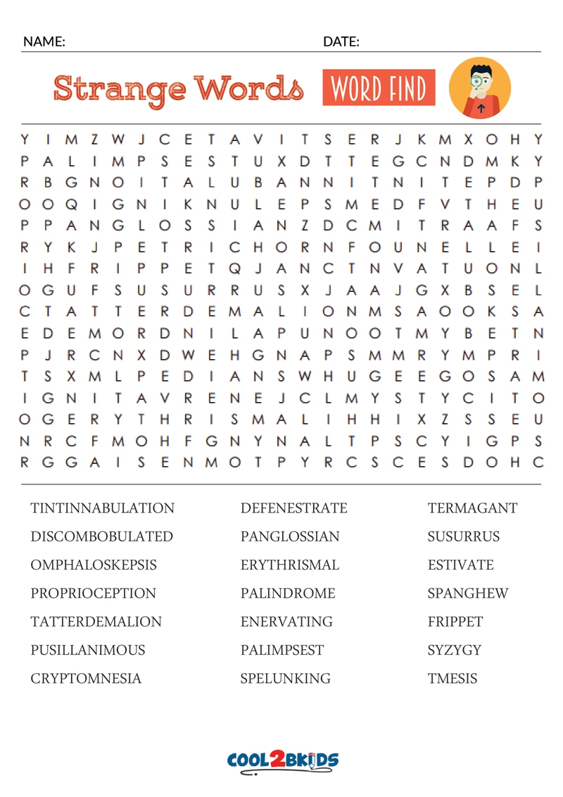 free printable word searches for adults