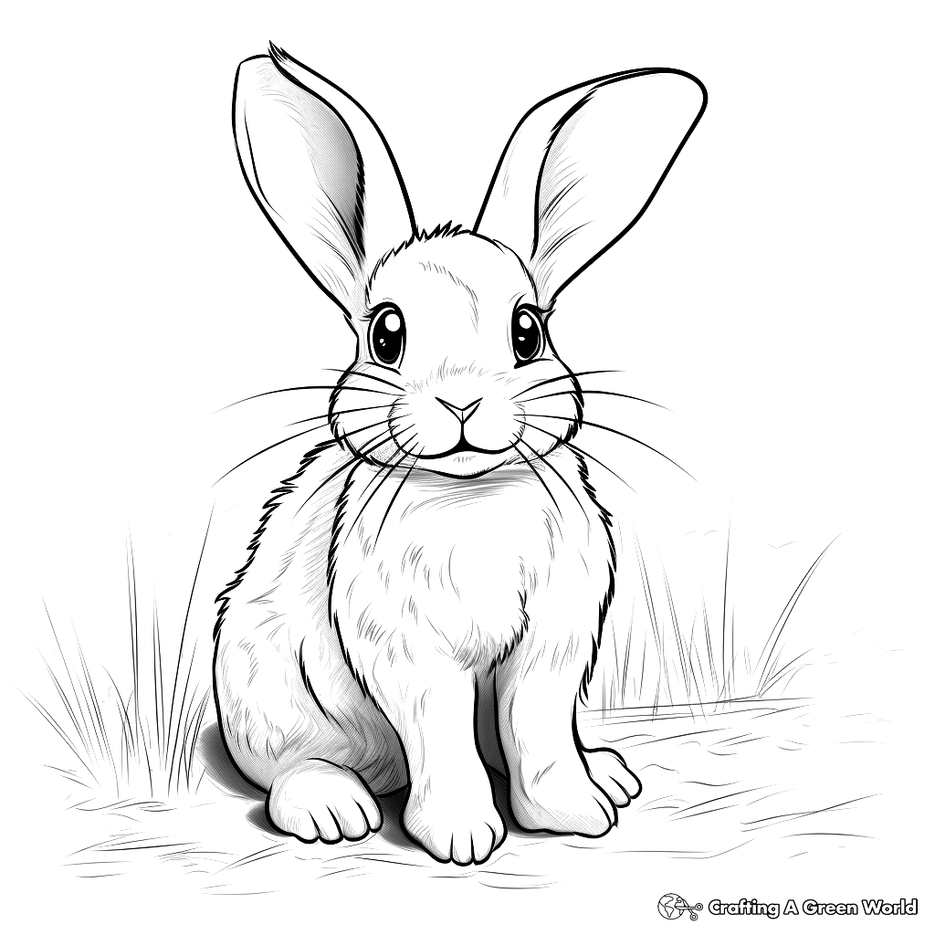 rabbit coloring pages printable