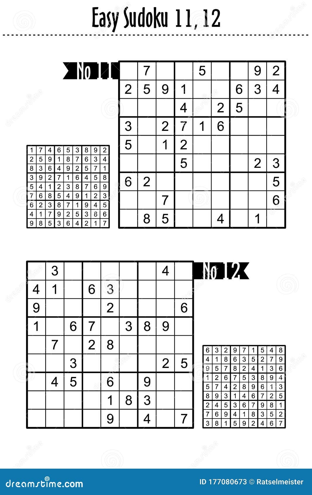 easy sudoku puzzles printable