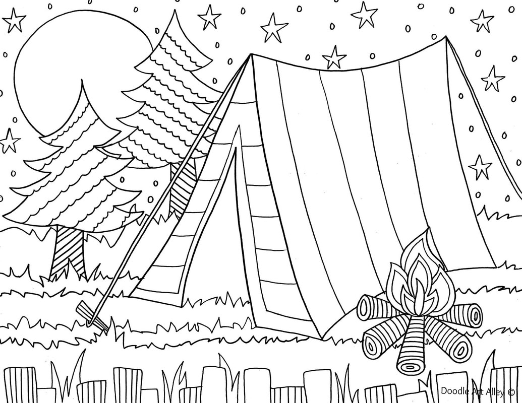 free printable coloring pages summer
