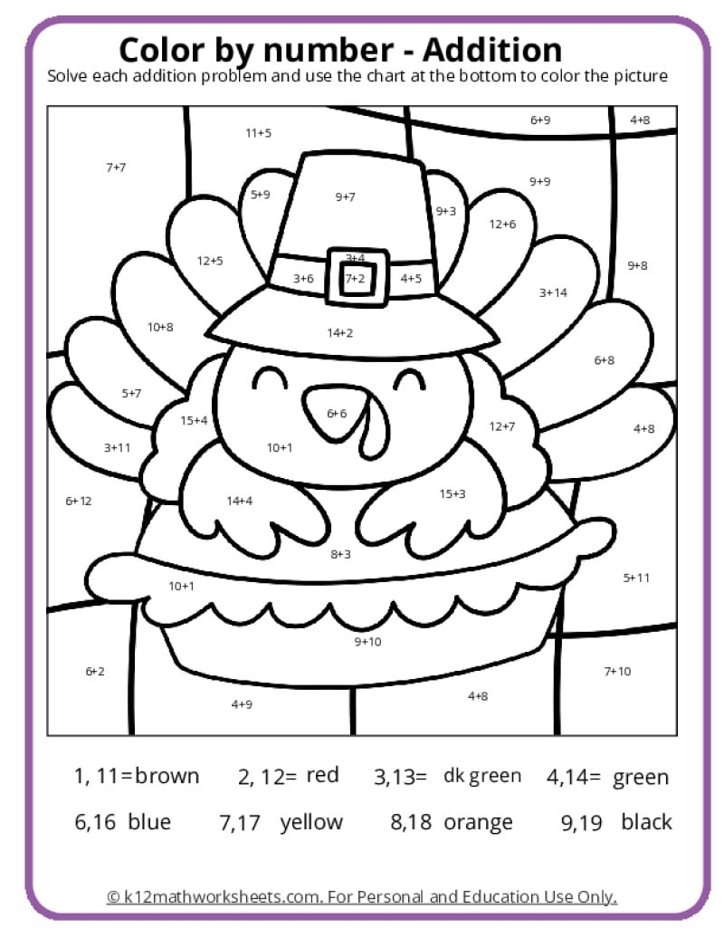 color by number printables free color by number printables free