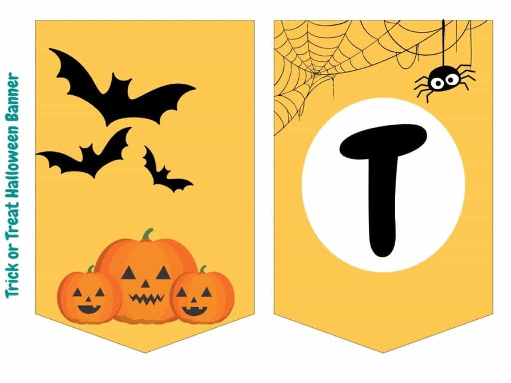 Trick Or Treat Free Printable Halloween Banner Party Ideas For Real People