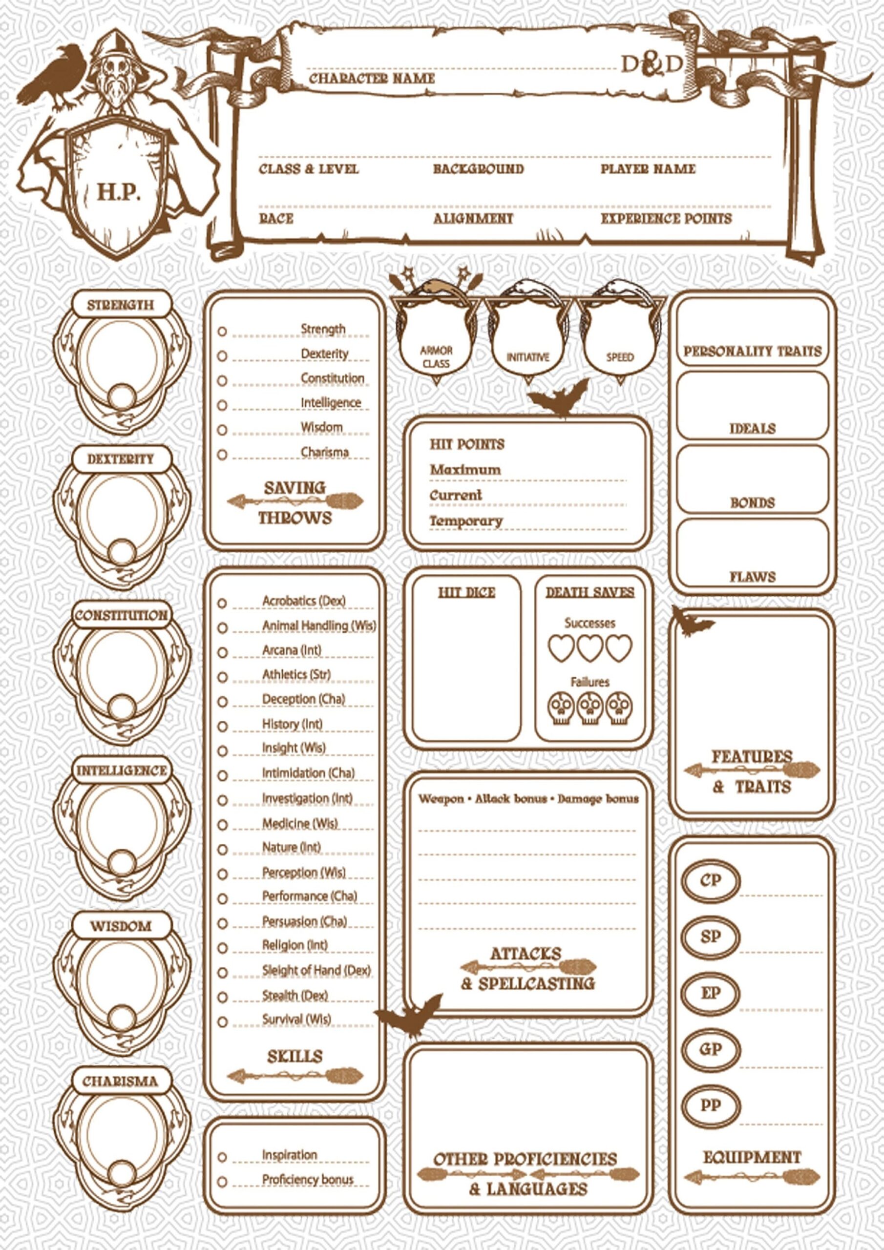 Ultimate Dnd Character Sheet PDF Printable Dungeons And Dragons 5e Sheet For Tabletop RPG Etsy Israel Ultimate Dnd Character Sheet PDF Printable Dungeons And Dragons 5e Sheet For Tabletop RPG Etsy Israel