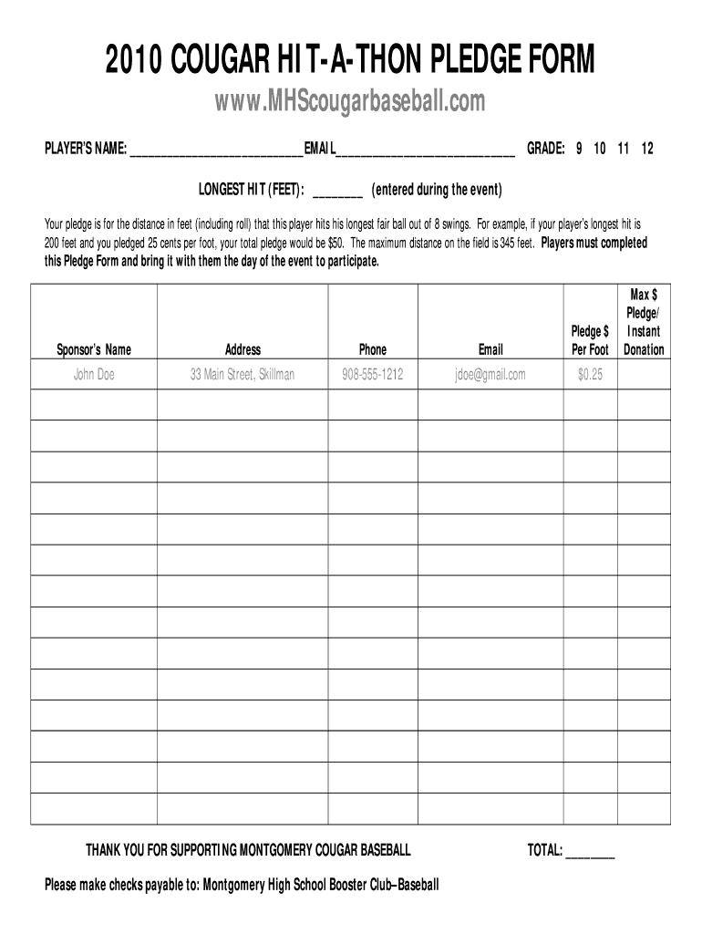 Walk A Thon Fundraiser Template Walk A Thon Fundraiser Template