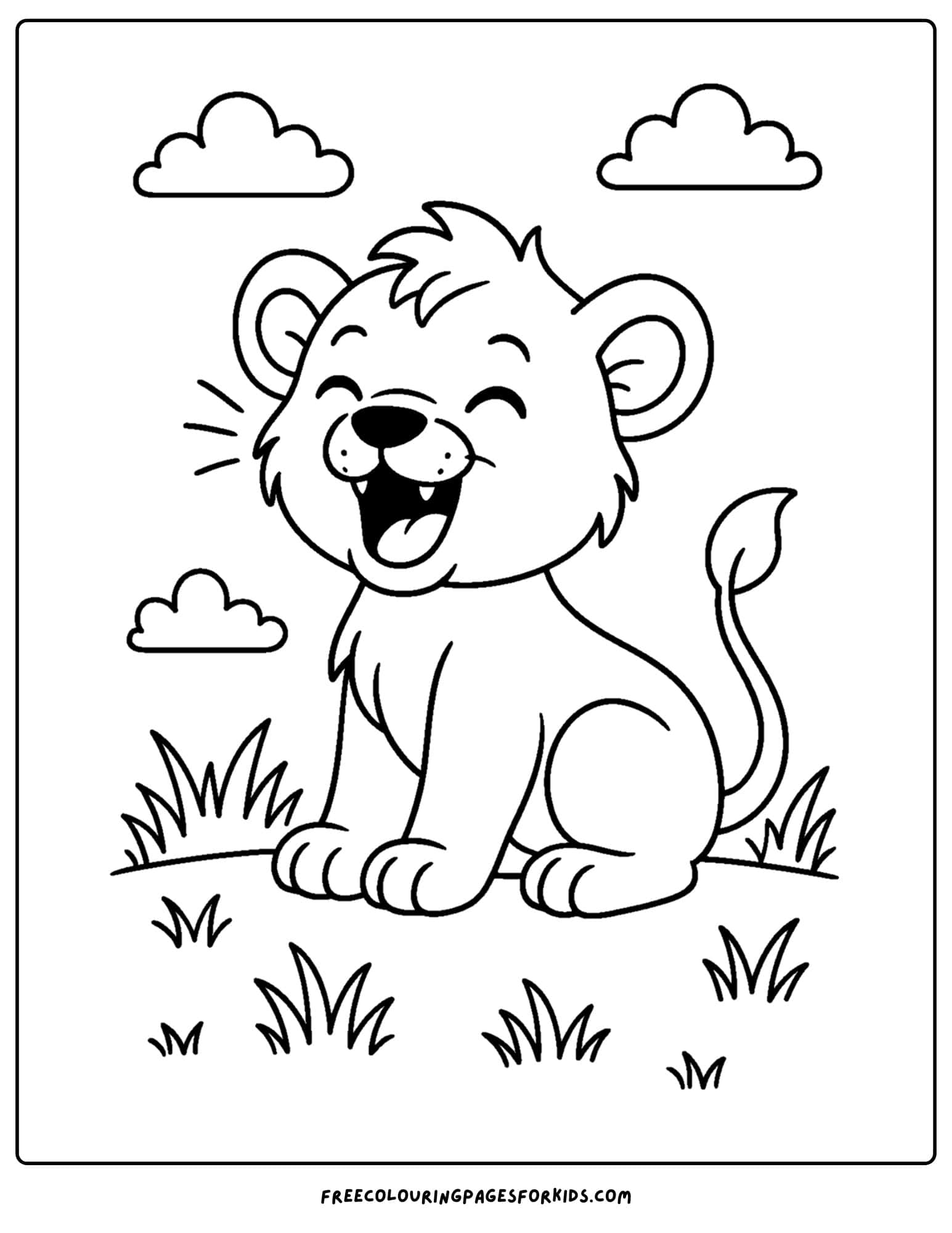 Wild Animal Coloring Pages Wild Animal Coloring Pages