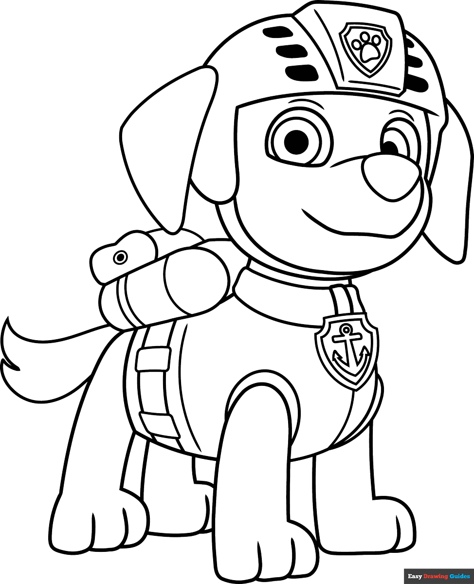 printable colouring pages paw patrol